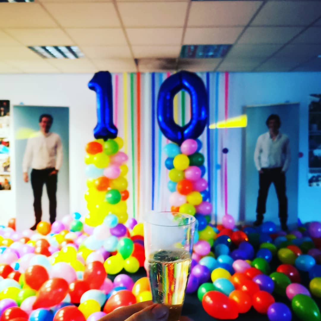 instantprint 10th birthday party balloons