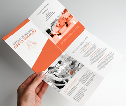 cross fold  leaflet and flyers printing and instantprint