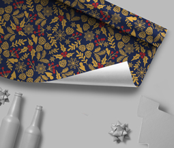 Personalised Folded Wrapping Paper