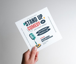 148mm square leaflet and flyers printing and instantprint