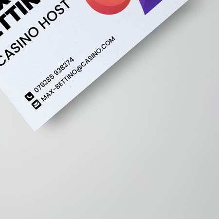 Premium Business Card 450gsm Silk Uncoated