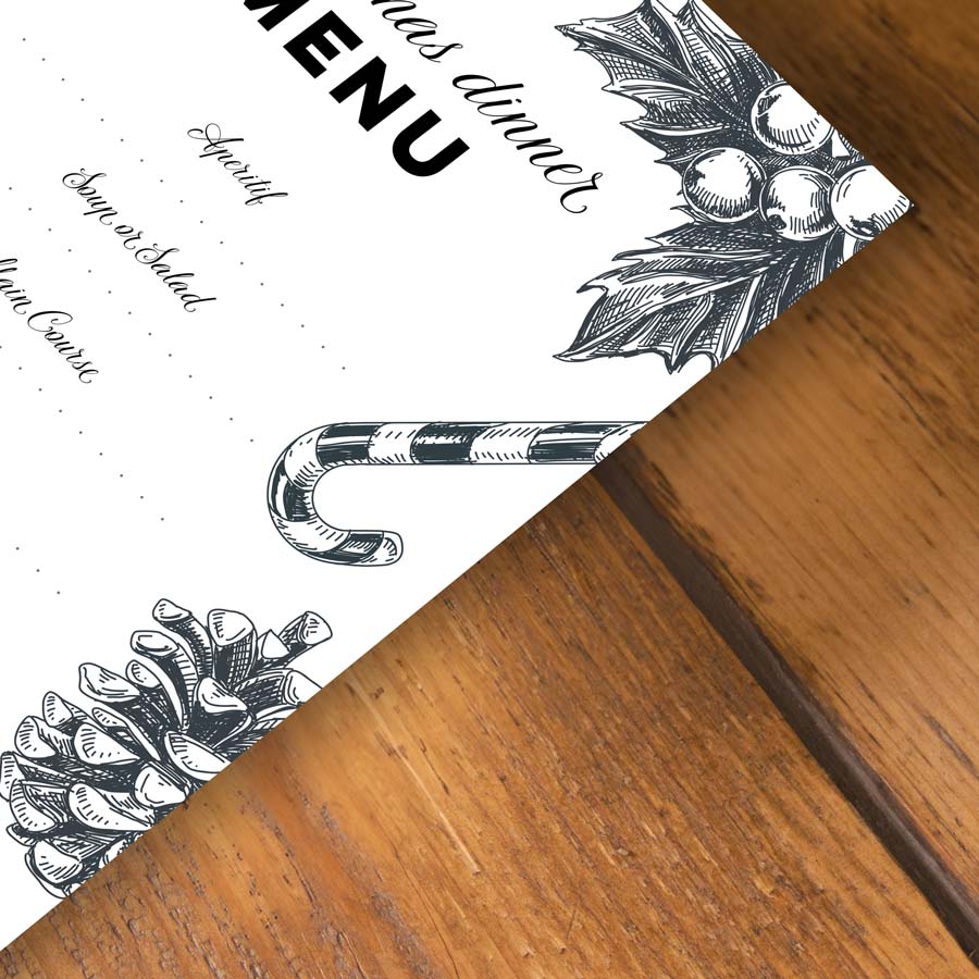 Christmas Menus instantprint printing