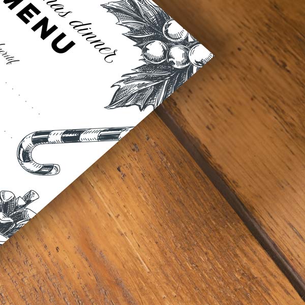 Christmas Menus instantprint printing