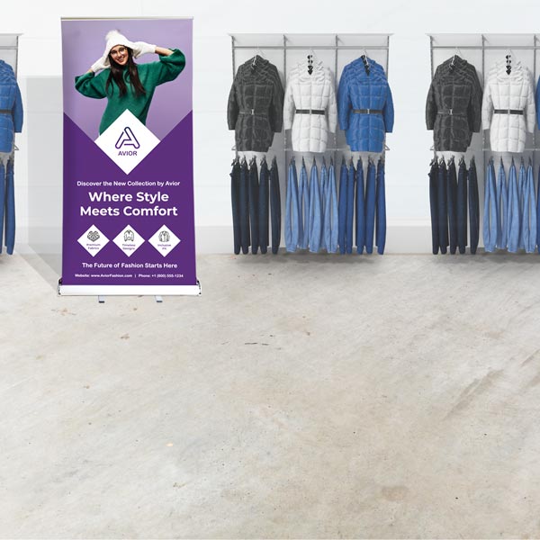 Premium Roller Banner Instantprint Printing