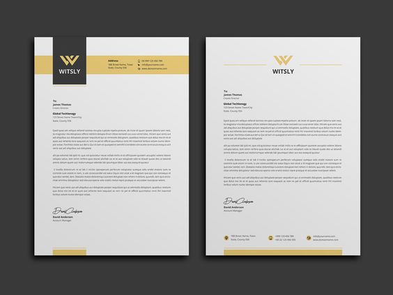 corporate letterhead