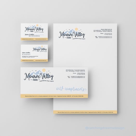 pretty pastels letterhead