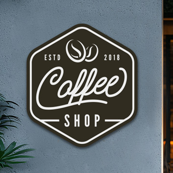 Custom Size & Shape Aluminium Signs