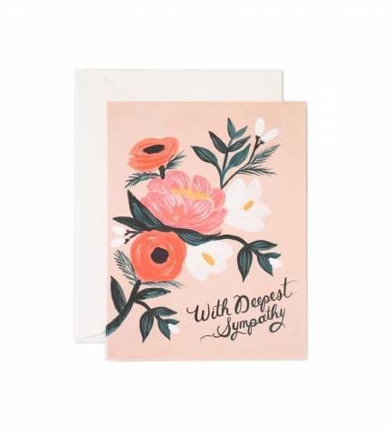 with deepest sympathy card
