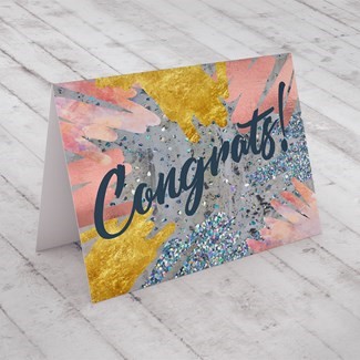 landscape greetings card to congratulate