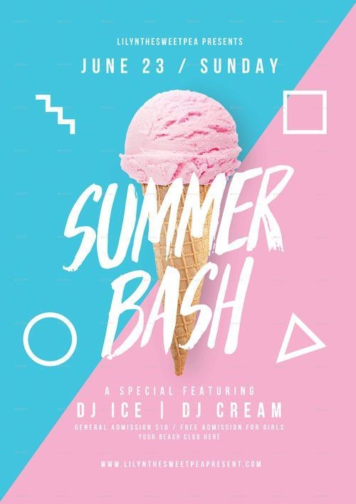 summer bank holiday poster design