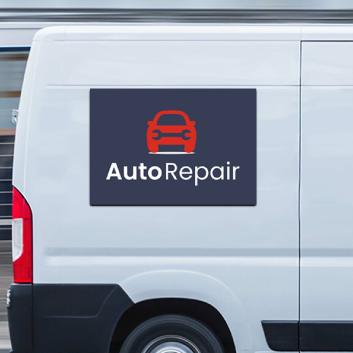 Custom Size & Shape Magnetic Signs