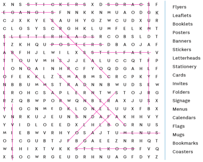 brain training answers instantprint word search
