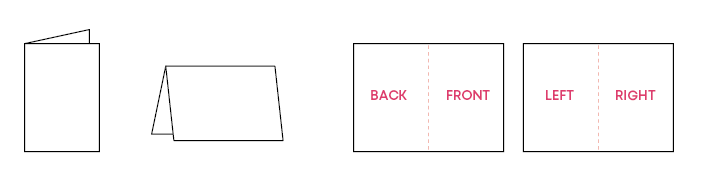 half fold leaflet example