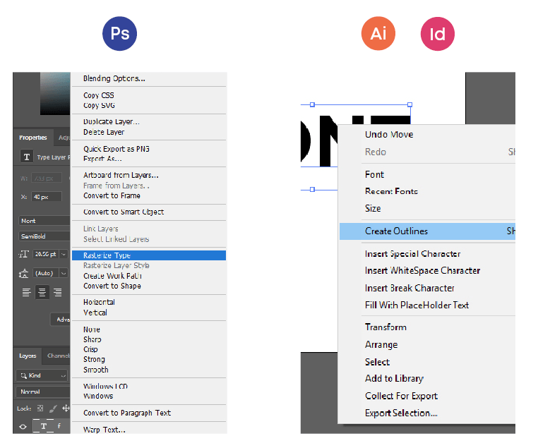 how do i outline my text