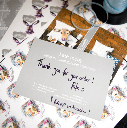 thank you marketing postcards