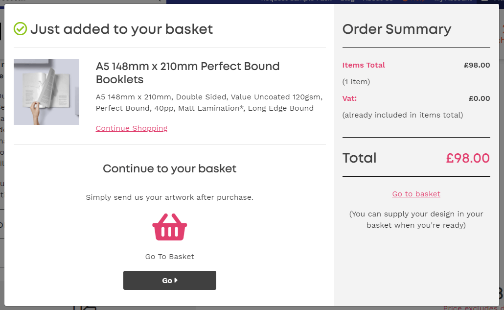 the online proofing tool not giving the option to upload artwork online