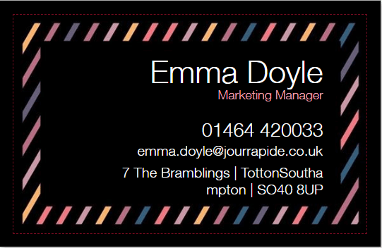 free business card design template